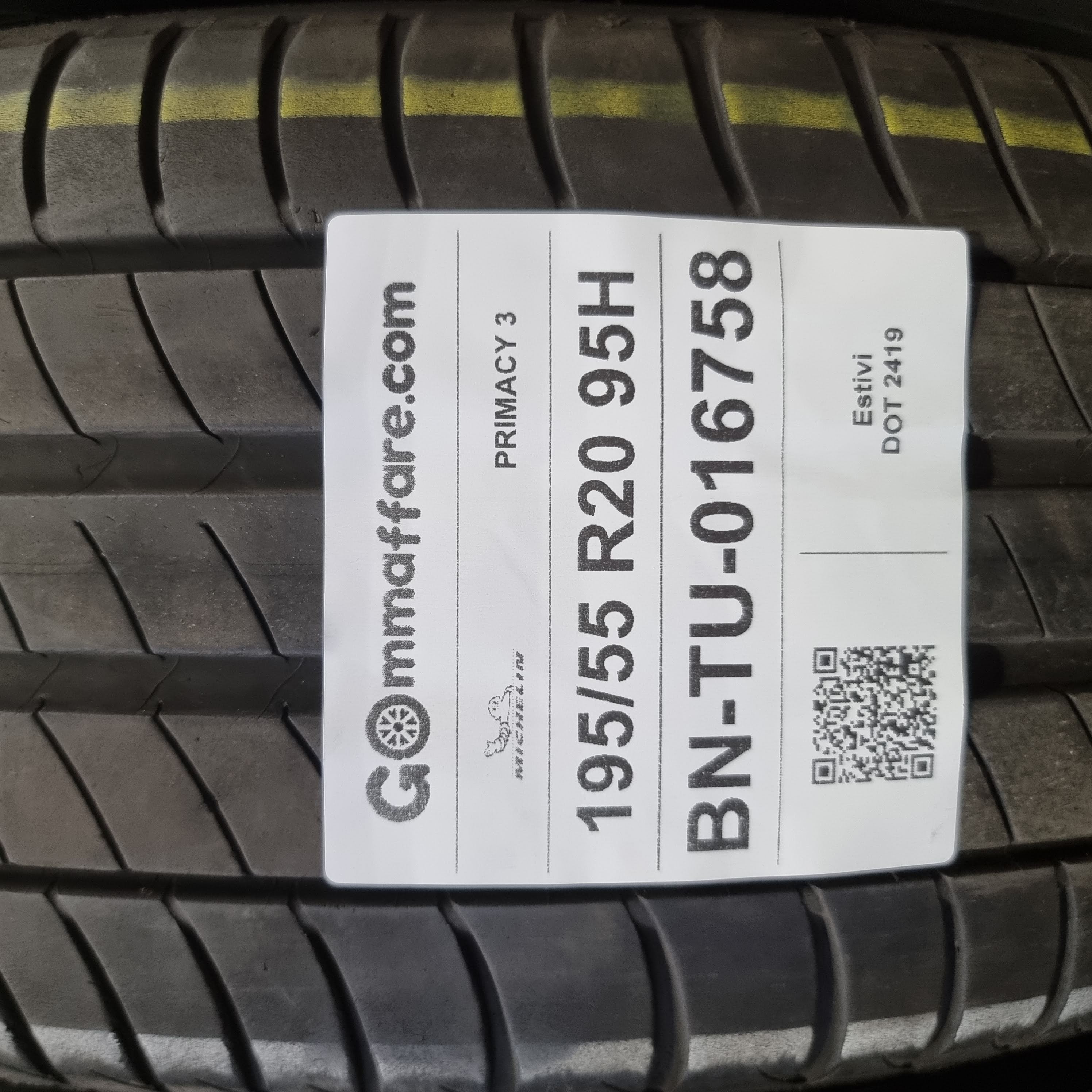 Michelin PRIMACY 3 195/55 R20