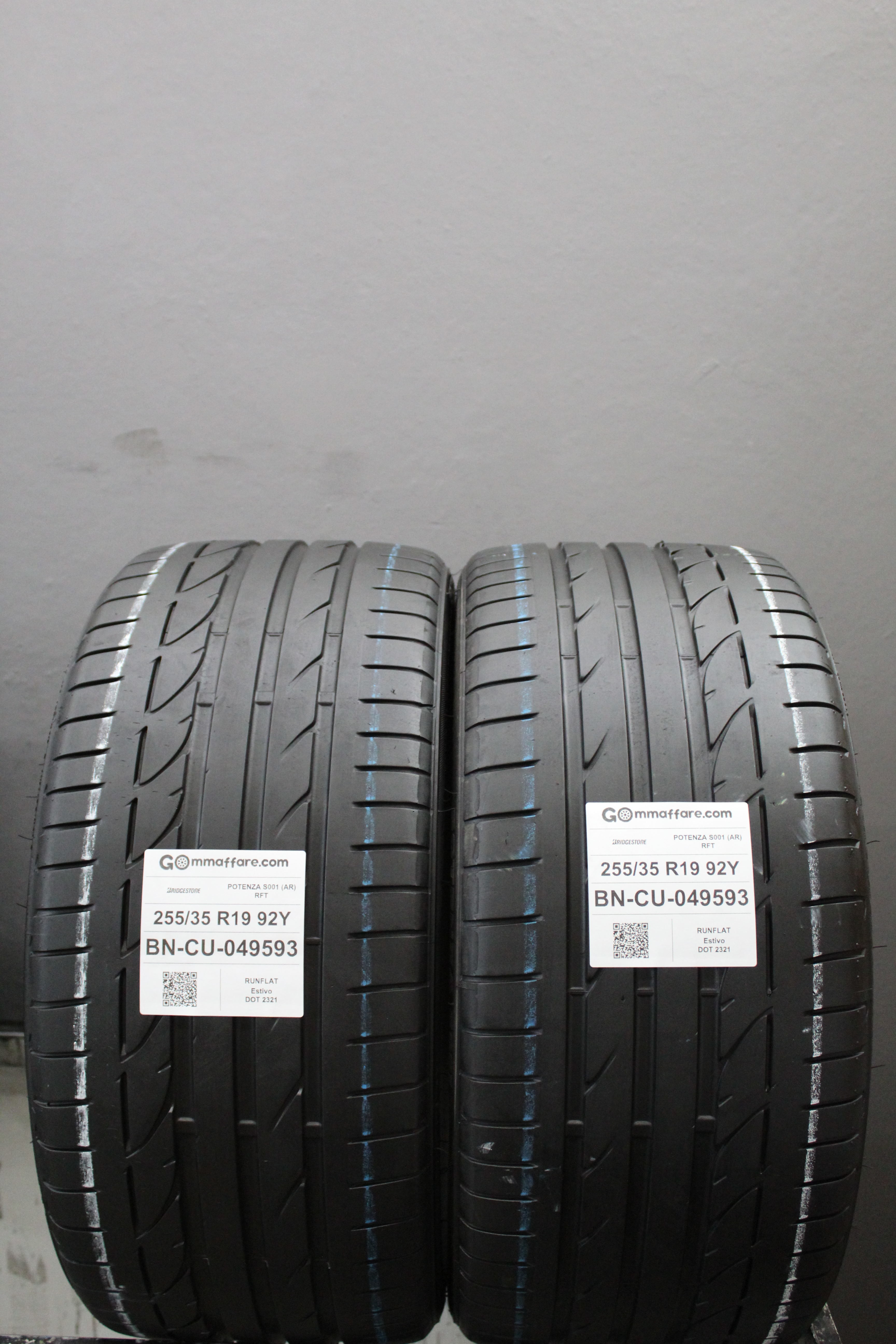 Bridgestone POTENZA S001 (AR) RFT 255/35 R19