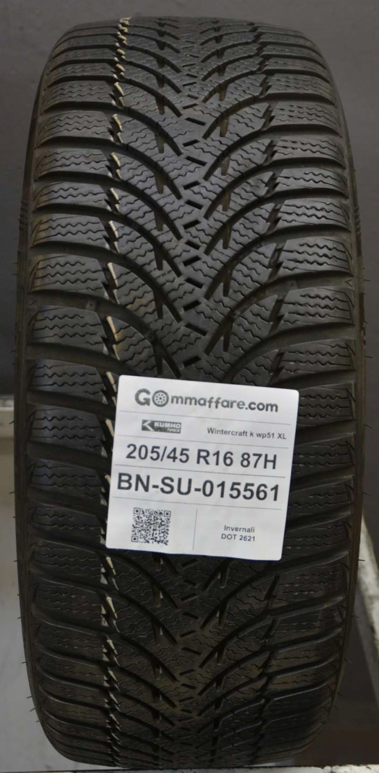 Kumho Tire Wintercraft k wp51 XL 205/45 R16