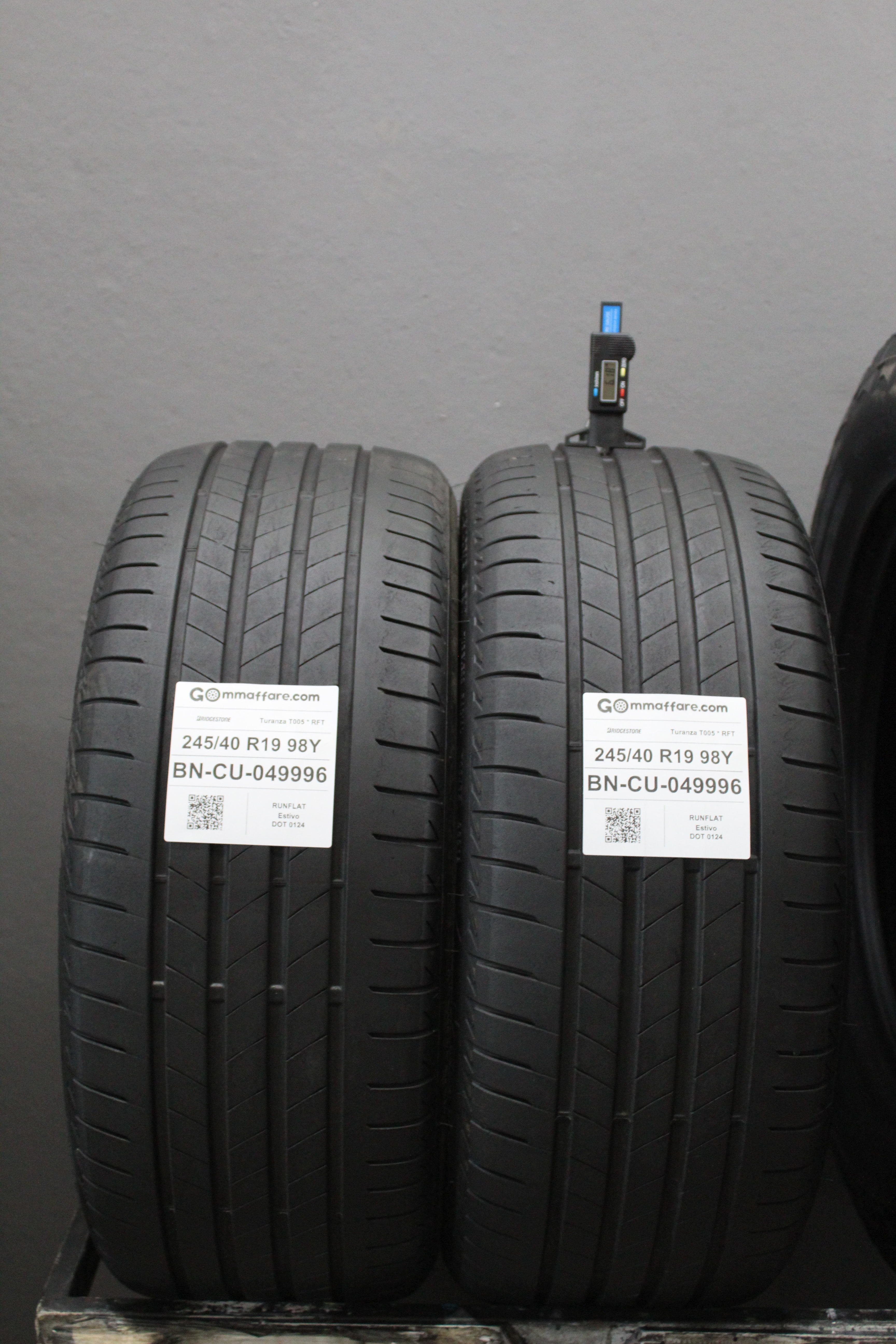 Bridgestone Turanza T005 * RFT 245/40 R19