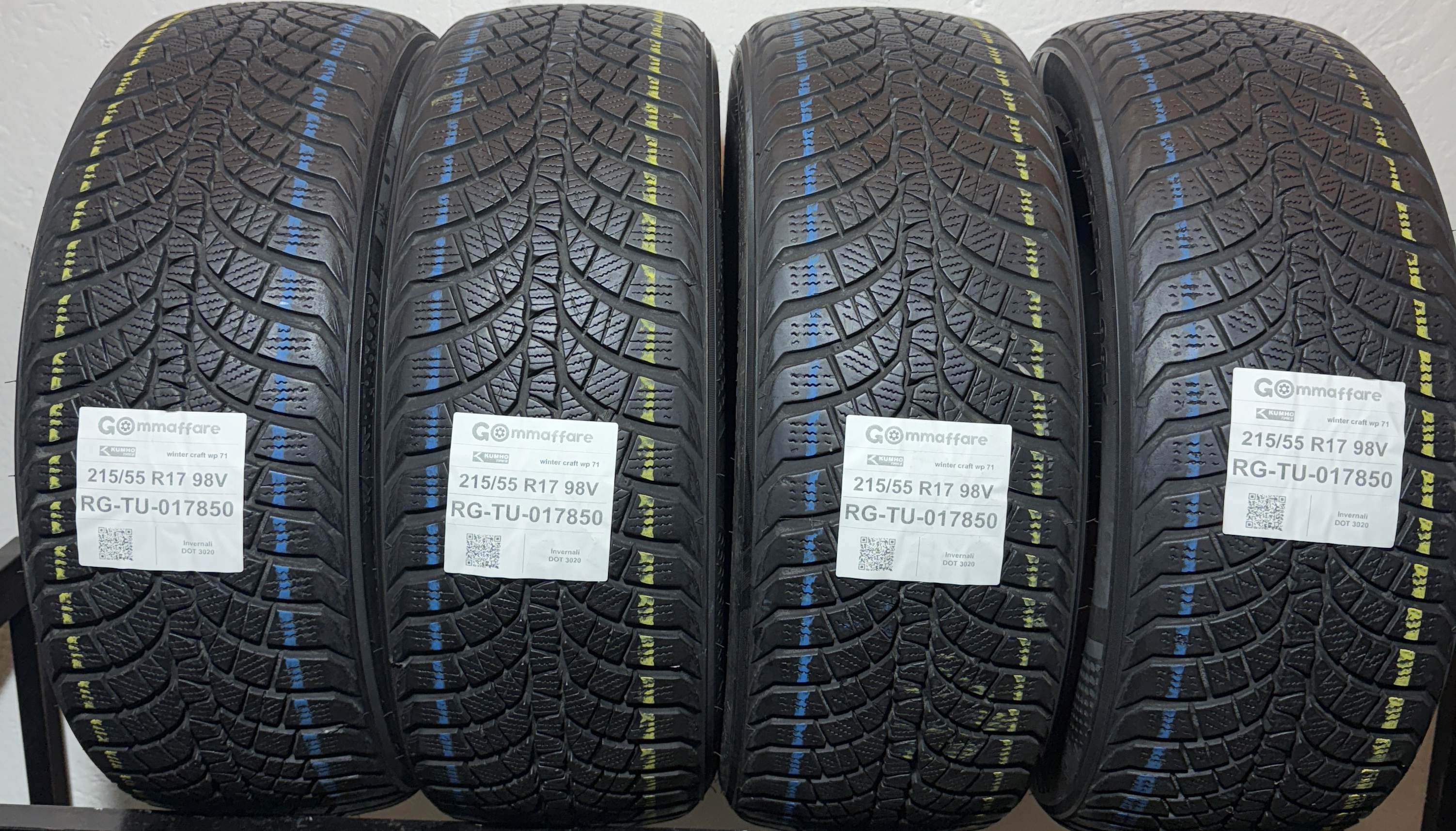 Kumho Tire winter craft wp 71 215/55 R17