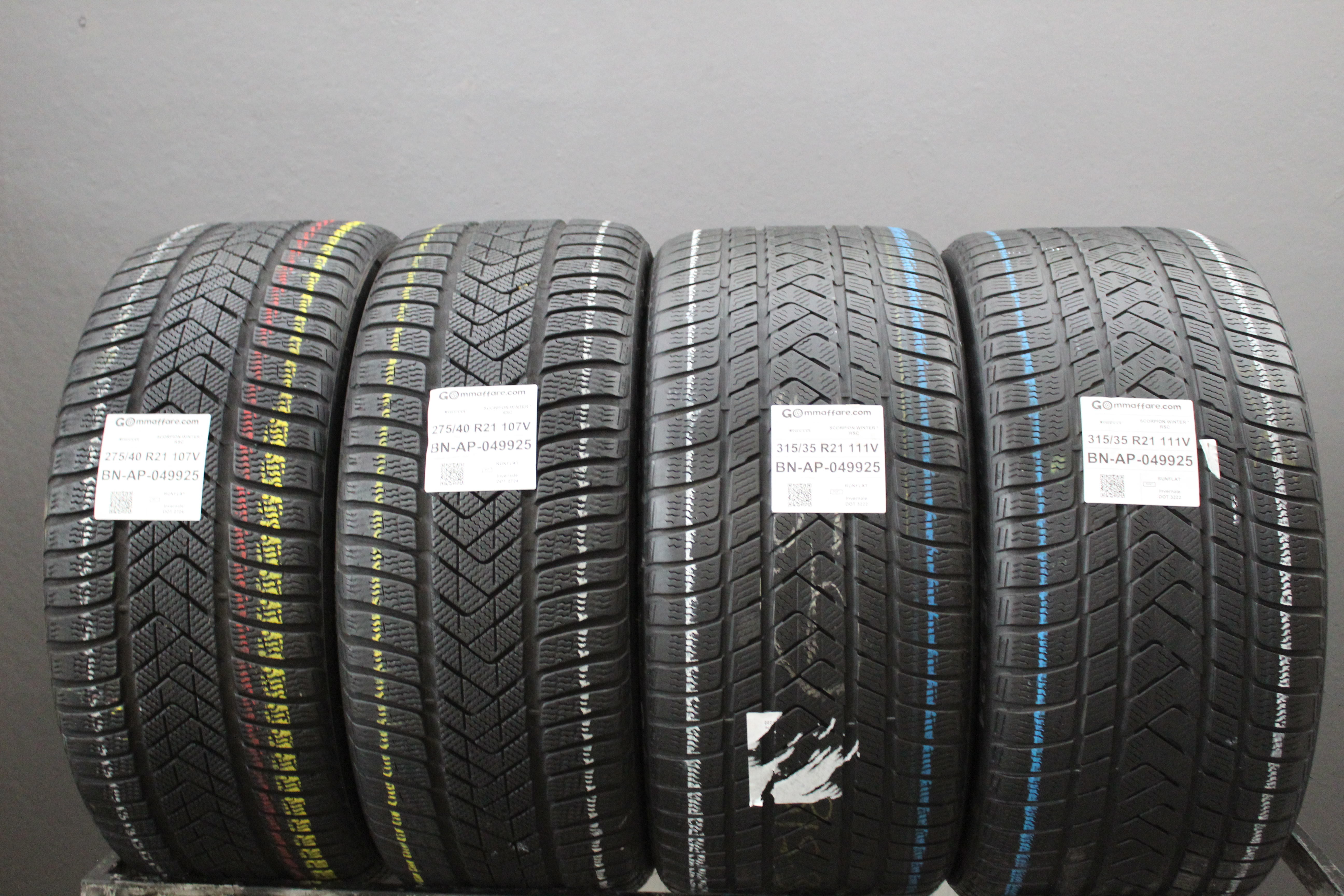 Pirelli SCORPION WINTER * RSC 275/40 R21