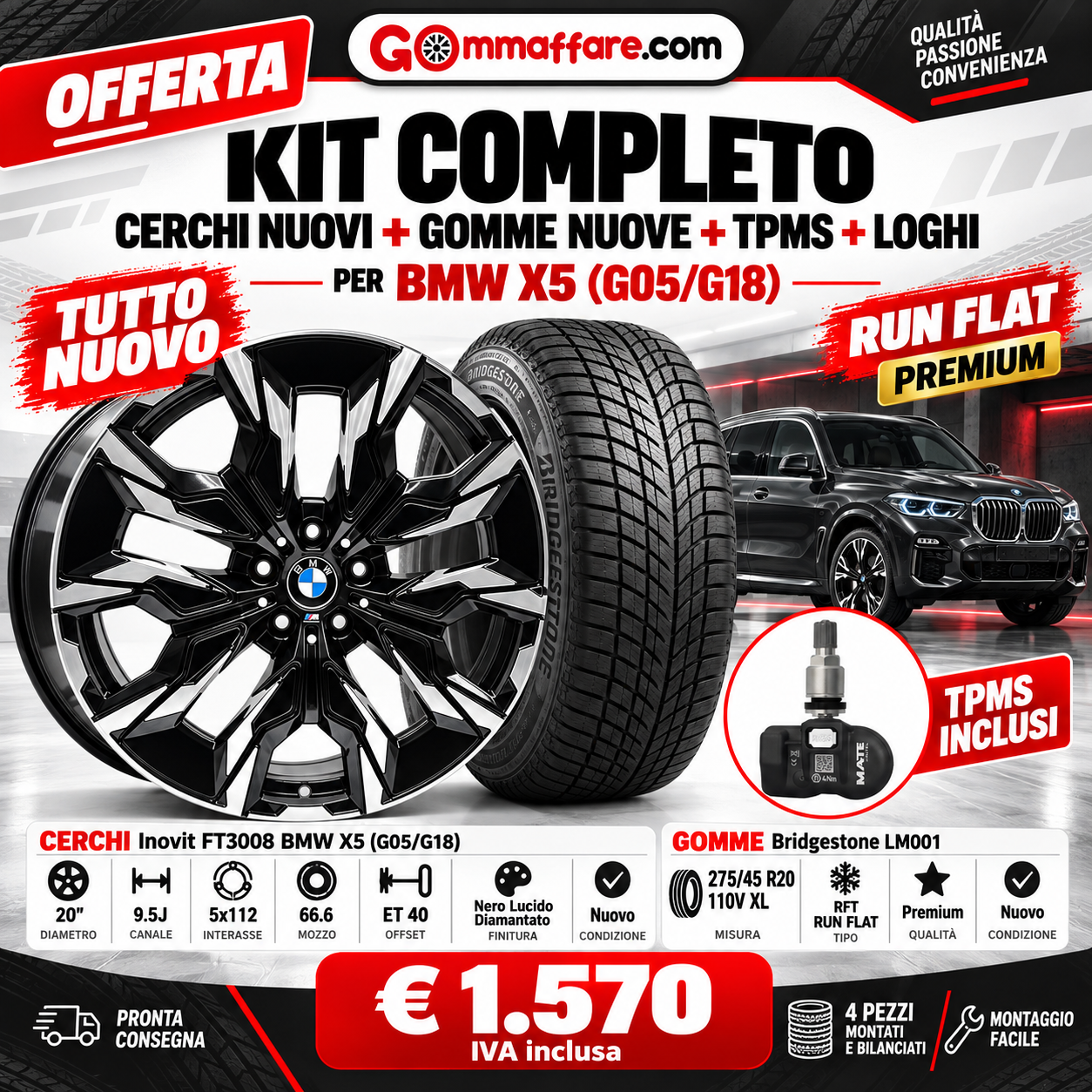 Inovit KIT WINTER BMW X5