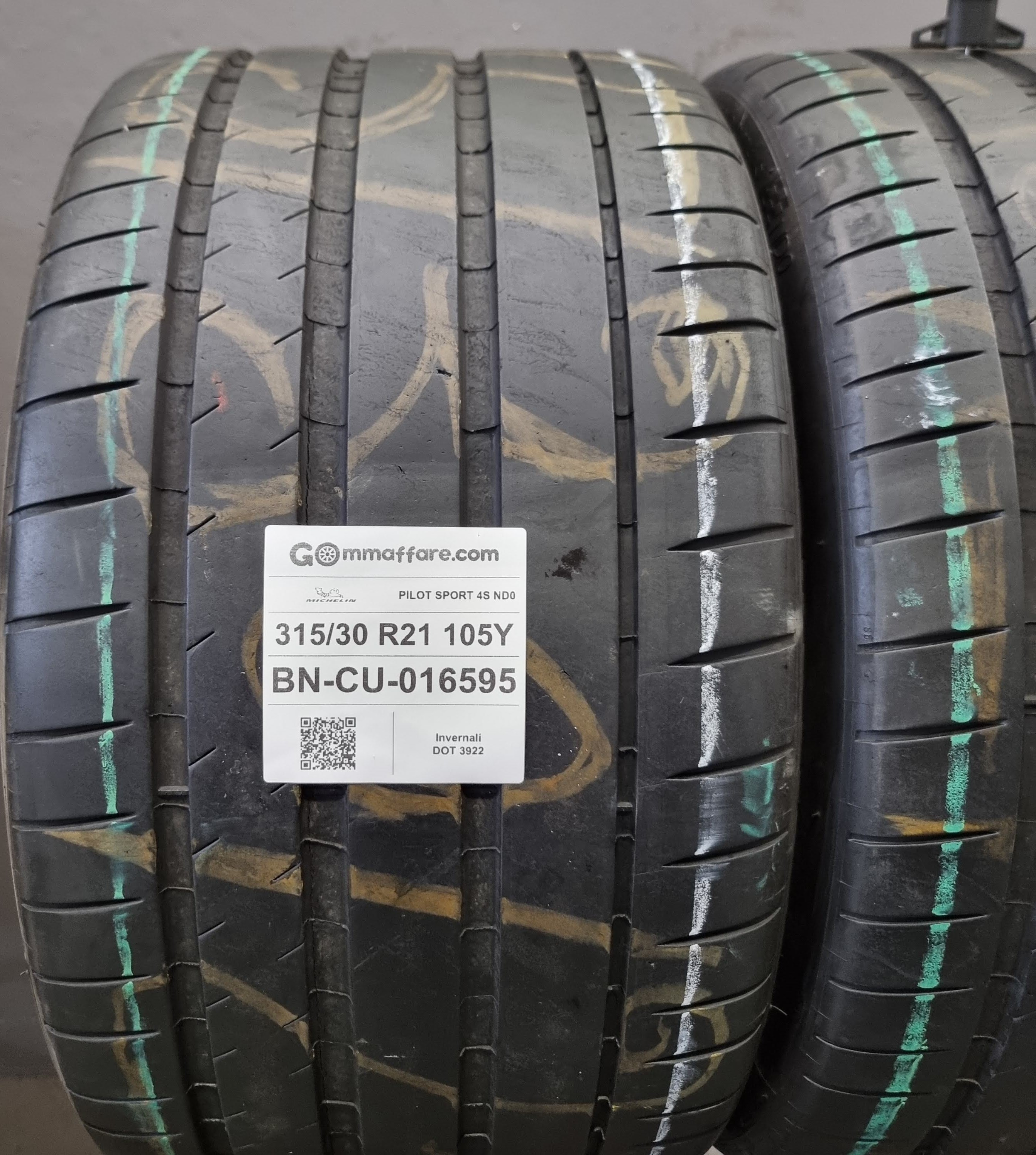 Michelin PILOT SPORT 4S ND0 315/30 R21