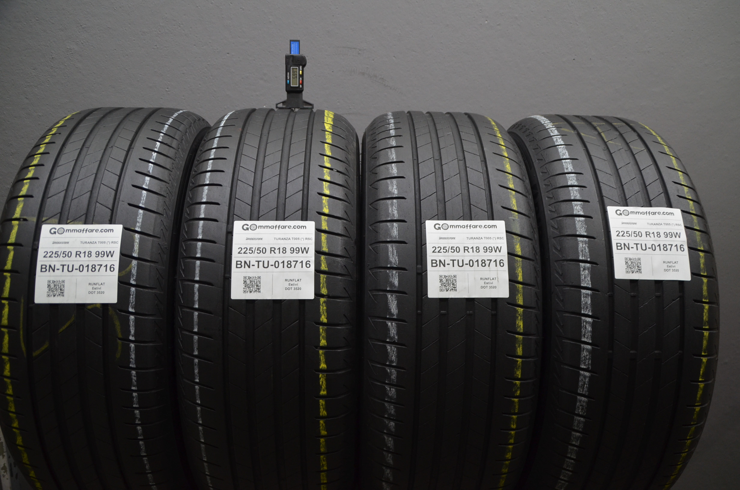 Bridgestone TURANZA T005 (*) RSC 225/50 R18