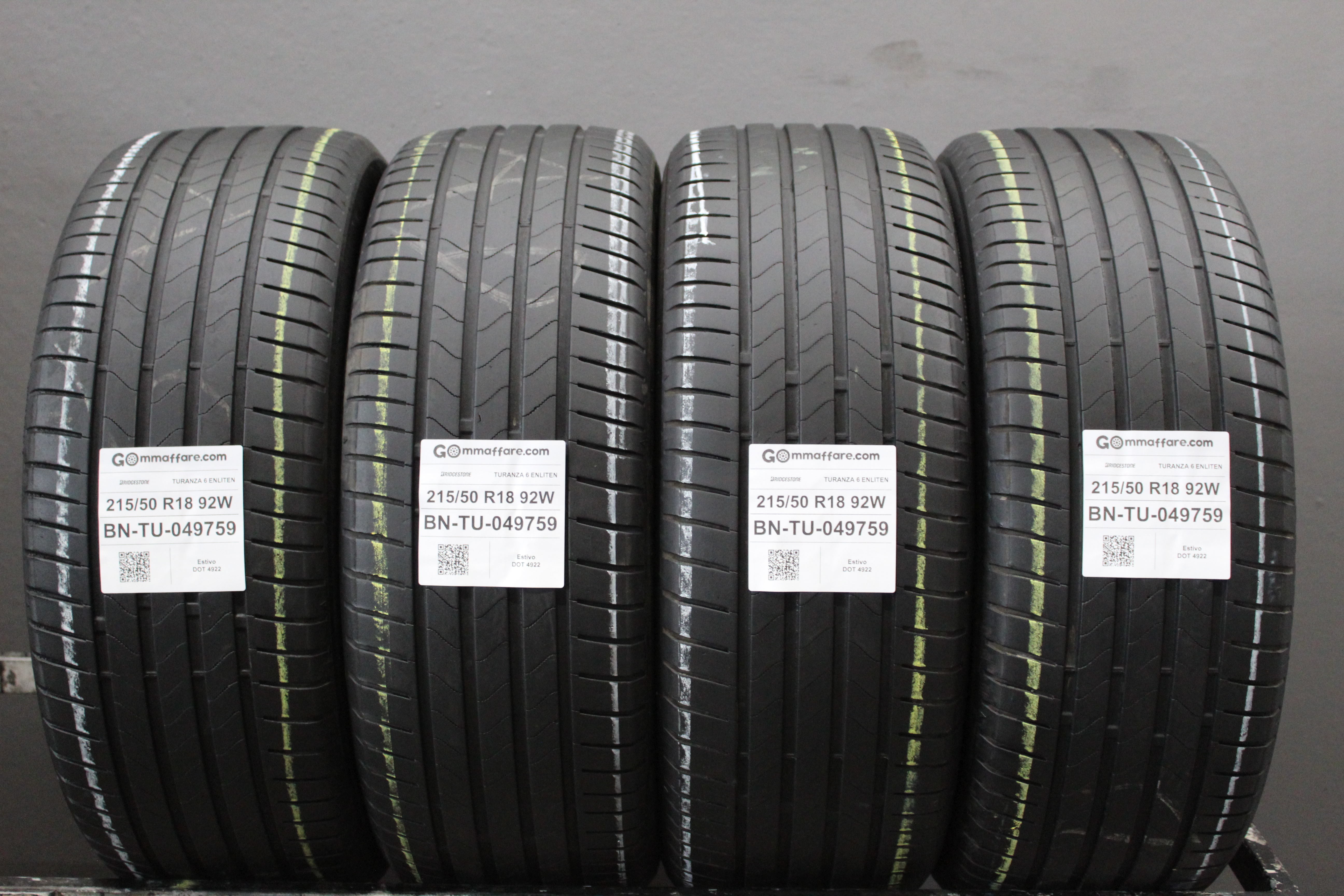 Bridgestone TURANZA 6 ENLITEN 215/50 R18