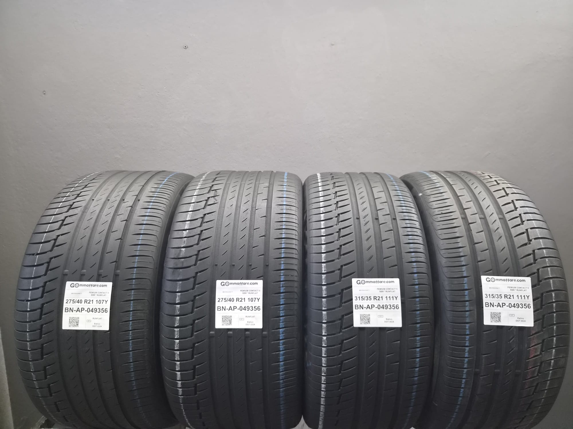 Continental PEMIUM CONTACT 6 SSR * RUNFLAT 275/40 R21