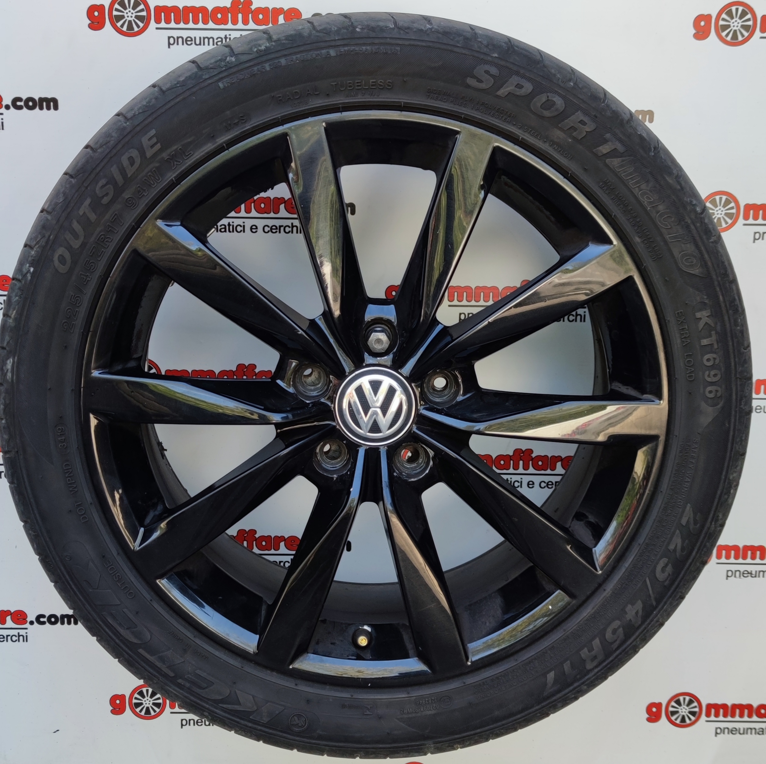 Volkswagen GOLF 6 7 8 TIGUAN T-ROC 5G0601 025BH 17"
