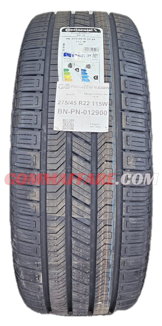 Continental CROSS CONTACT RX LR HL 275/45 R22