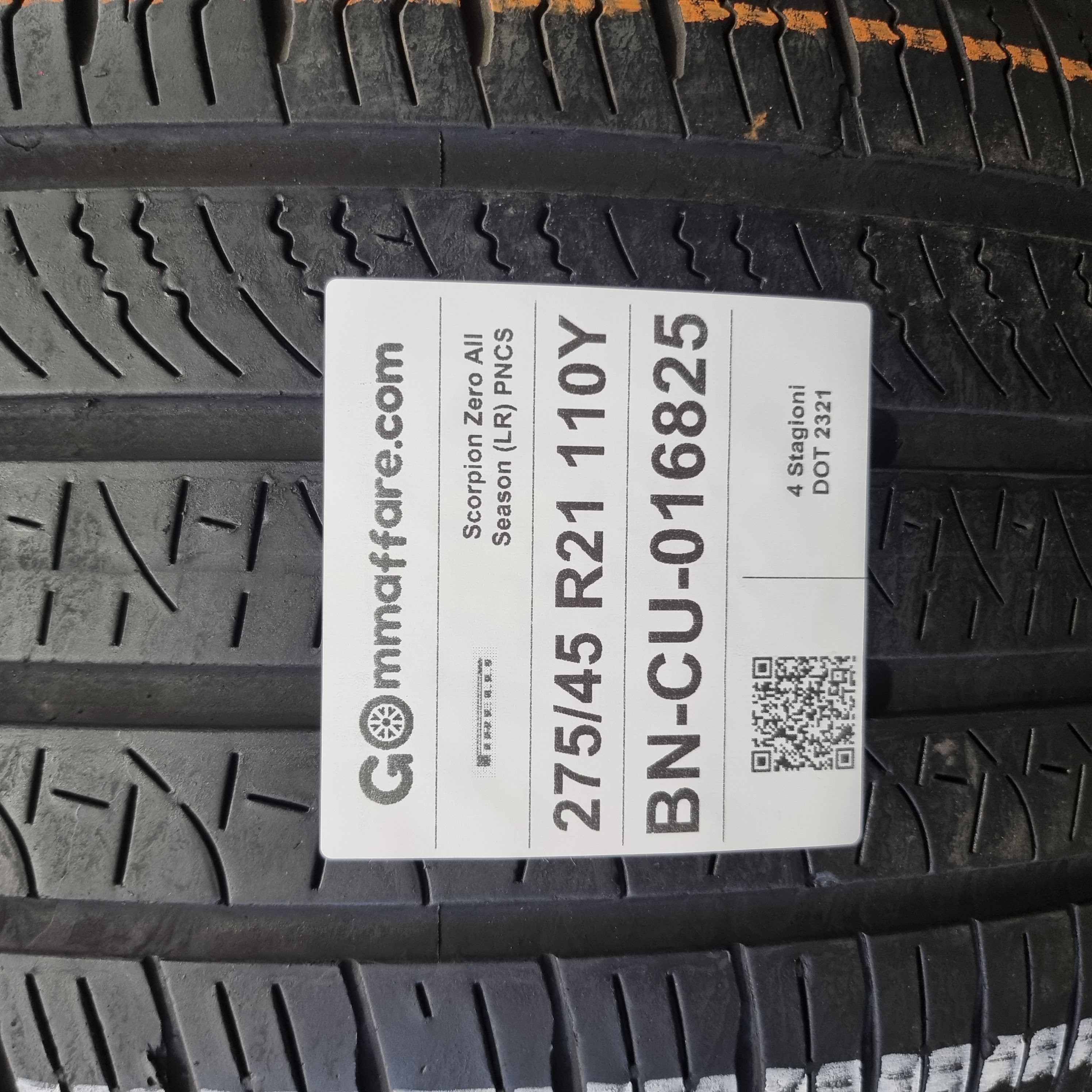 Pirelli Scorpion Zero All Season (LR) PNCS 275/45 R21