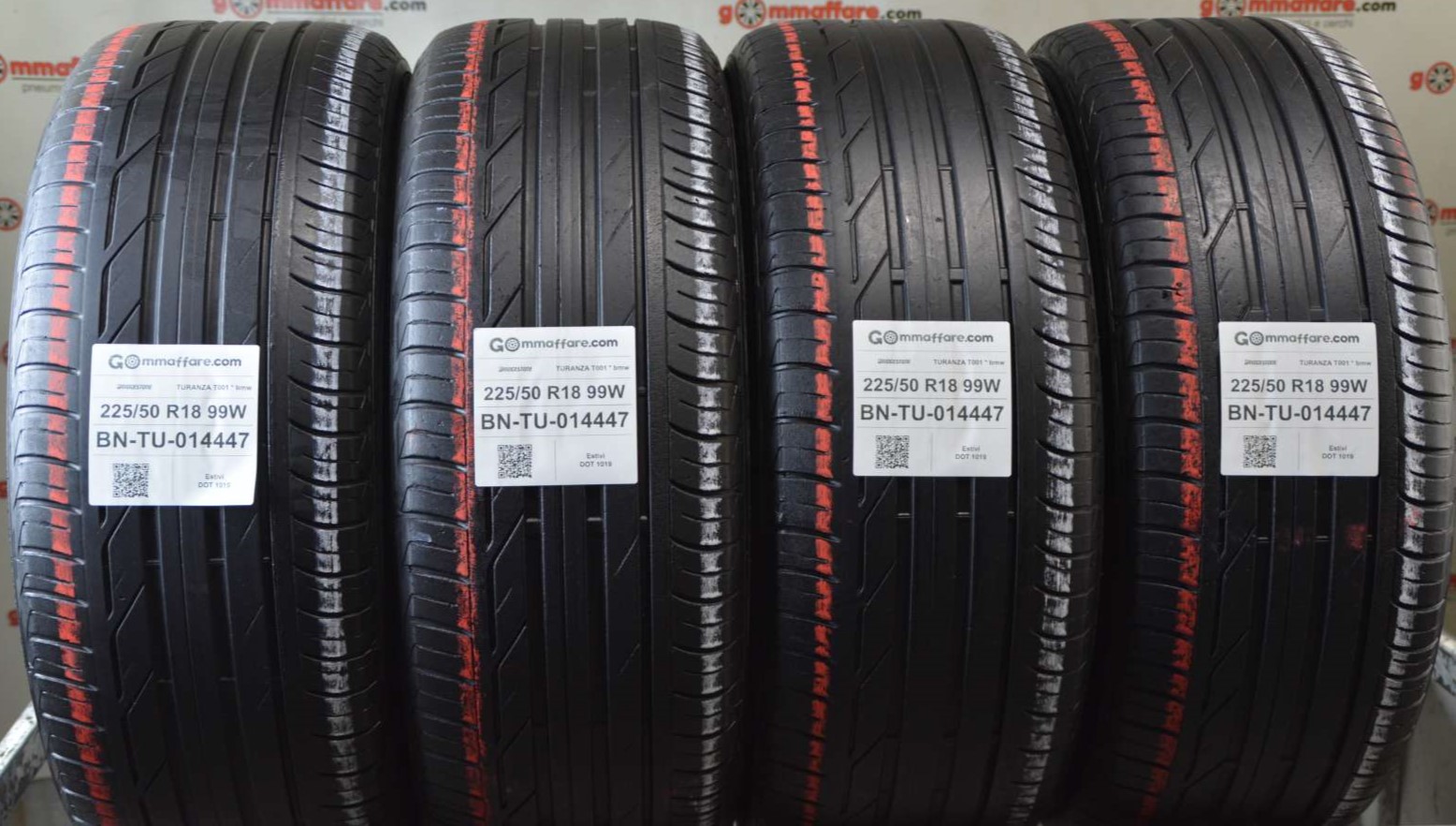 Bridgestone TURANZA T001 * bmw 225/50 R18
