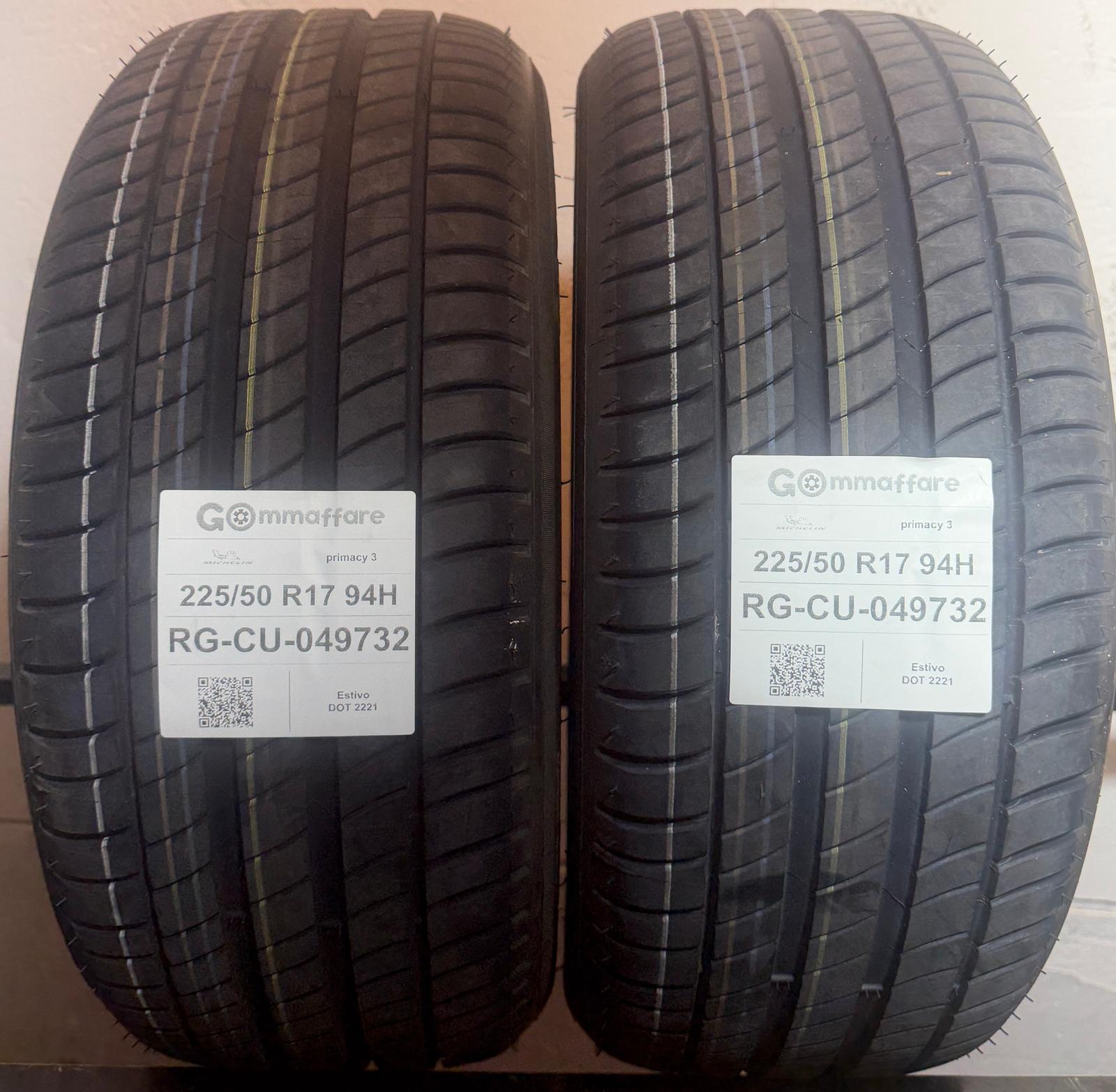 Michelin primacy 3 225/50 R17