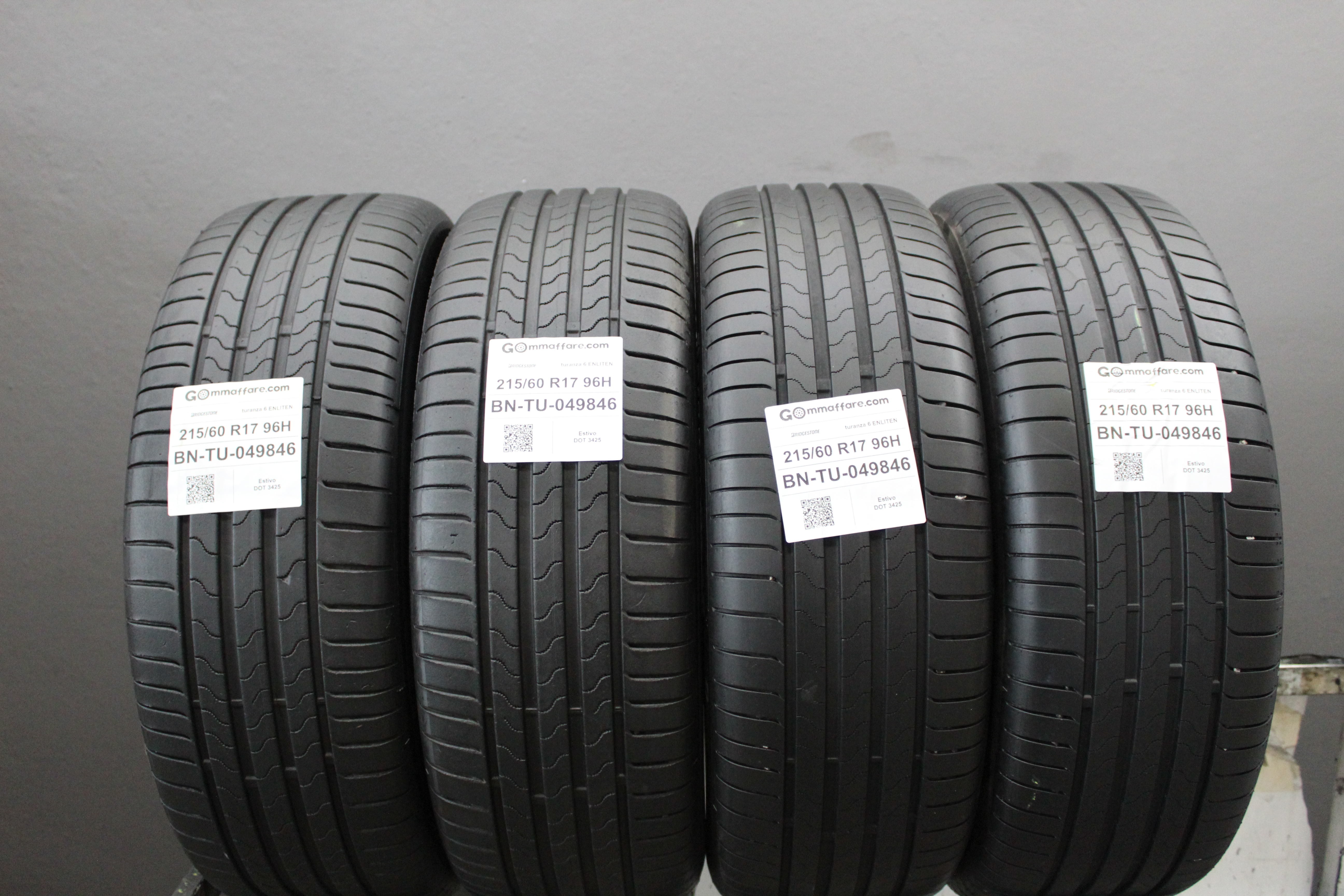 Bridgestone turanza 6 ENLITEN 215/60 R17