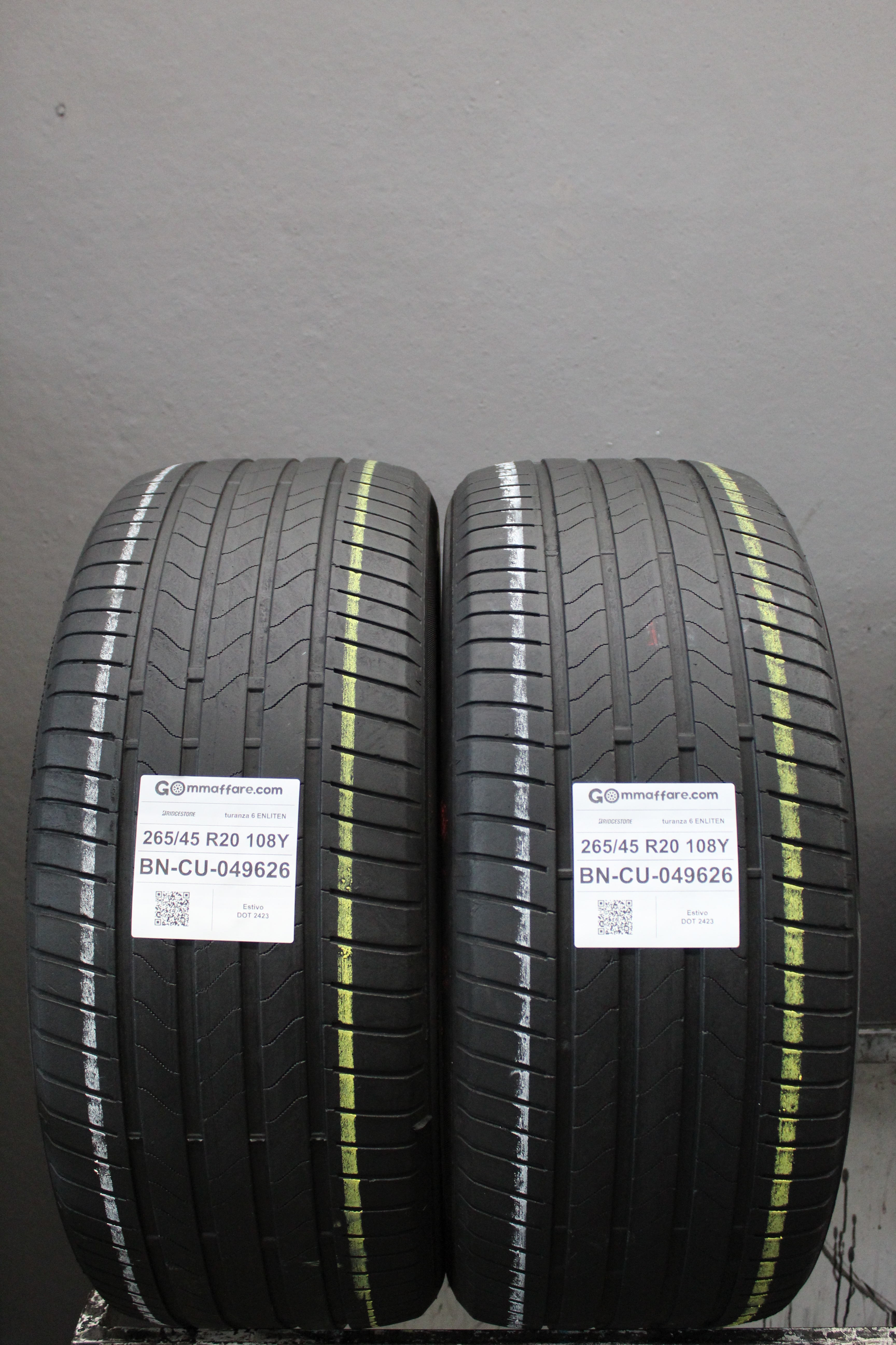 Bridgestone turanza 6 ENLITEN 265/45 R20
