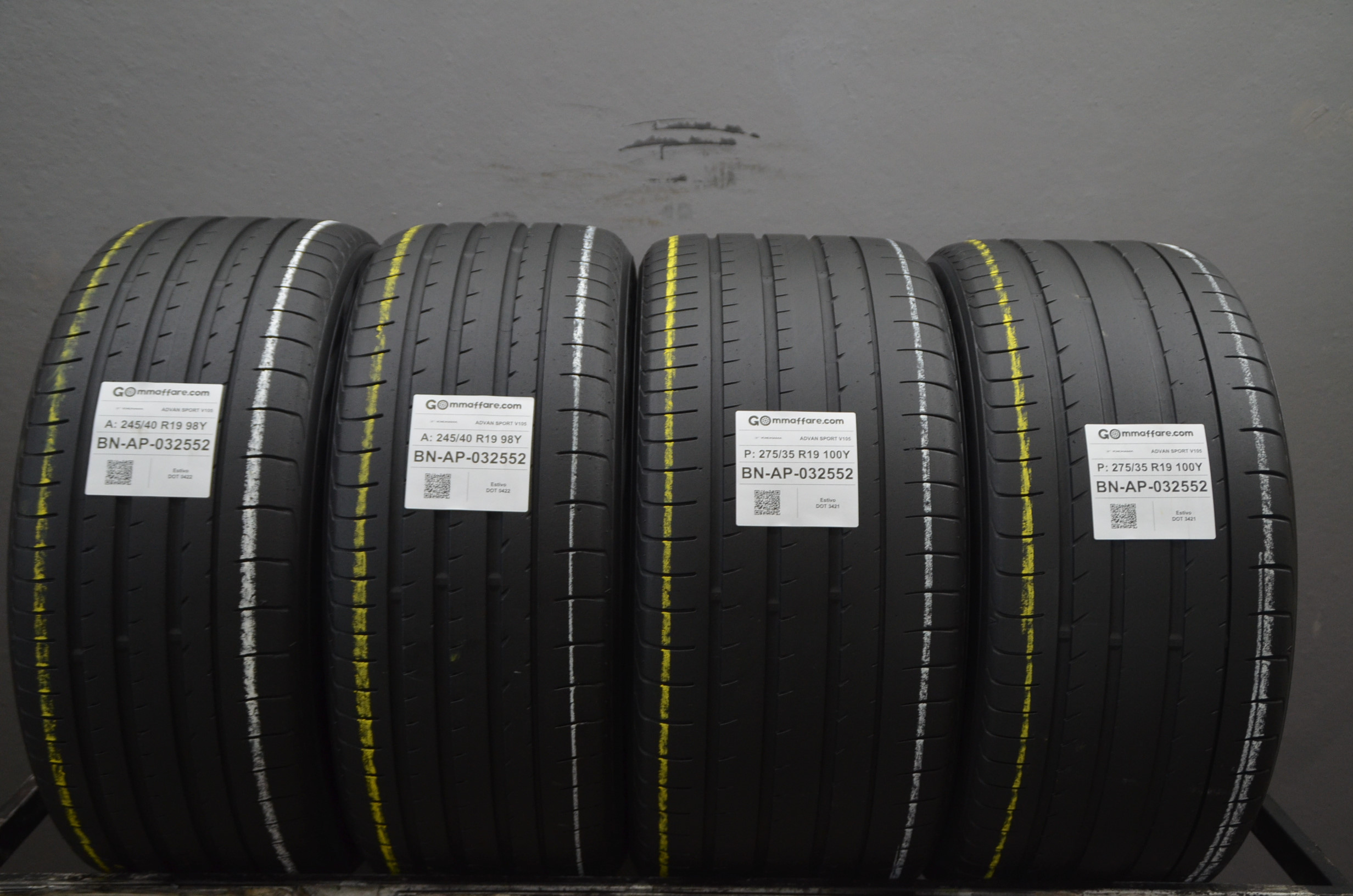 Yokohama ADVAN SPORT V105 245/40 R19