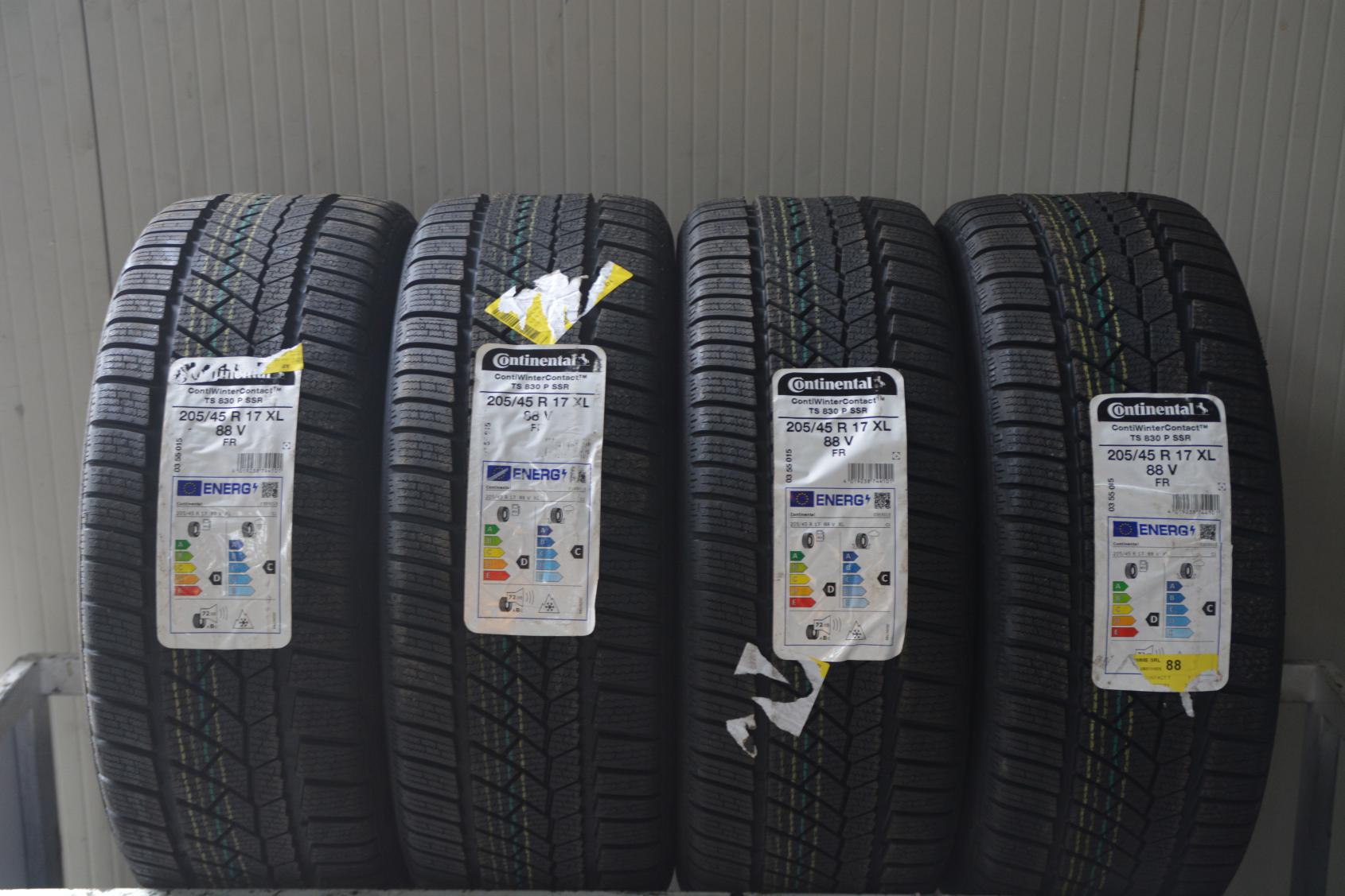 Continental ContiWinterContact ts830  p ssr 205/45 R17