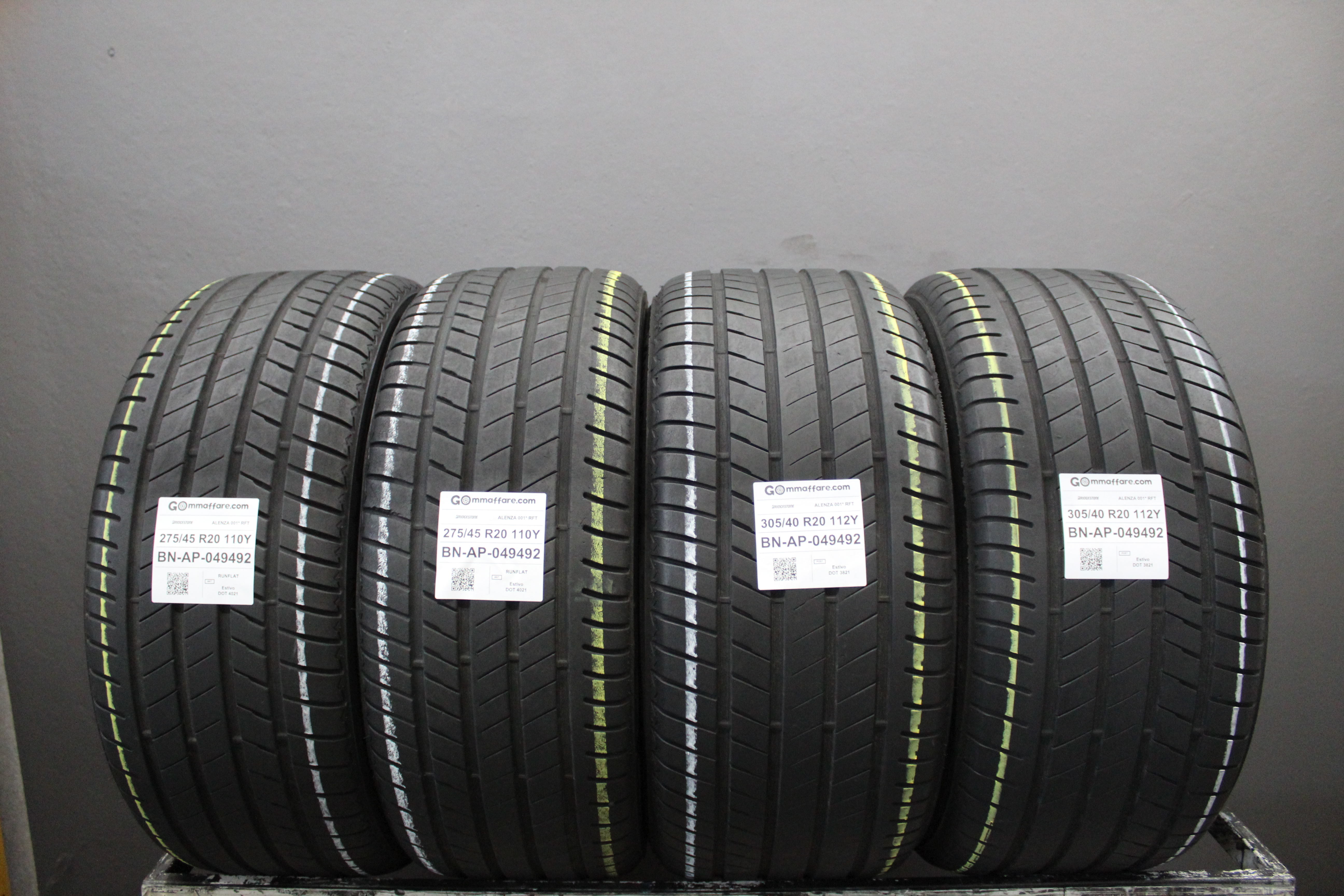 Bridgestone ALENZA 001* RFT 275/45 R20
