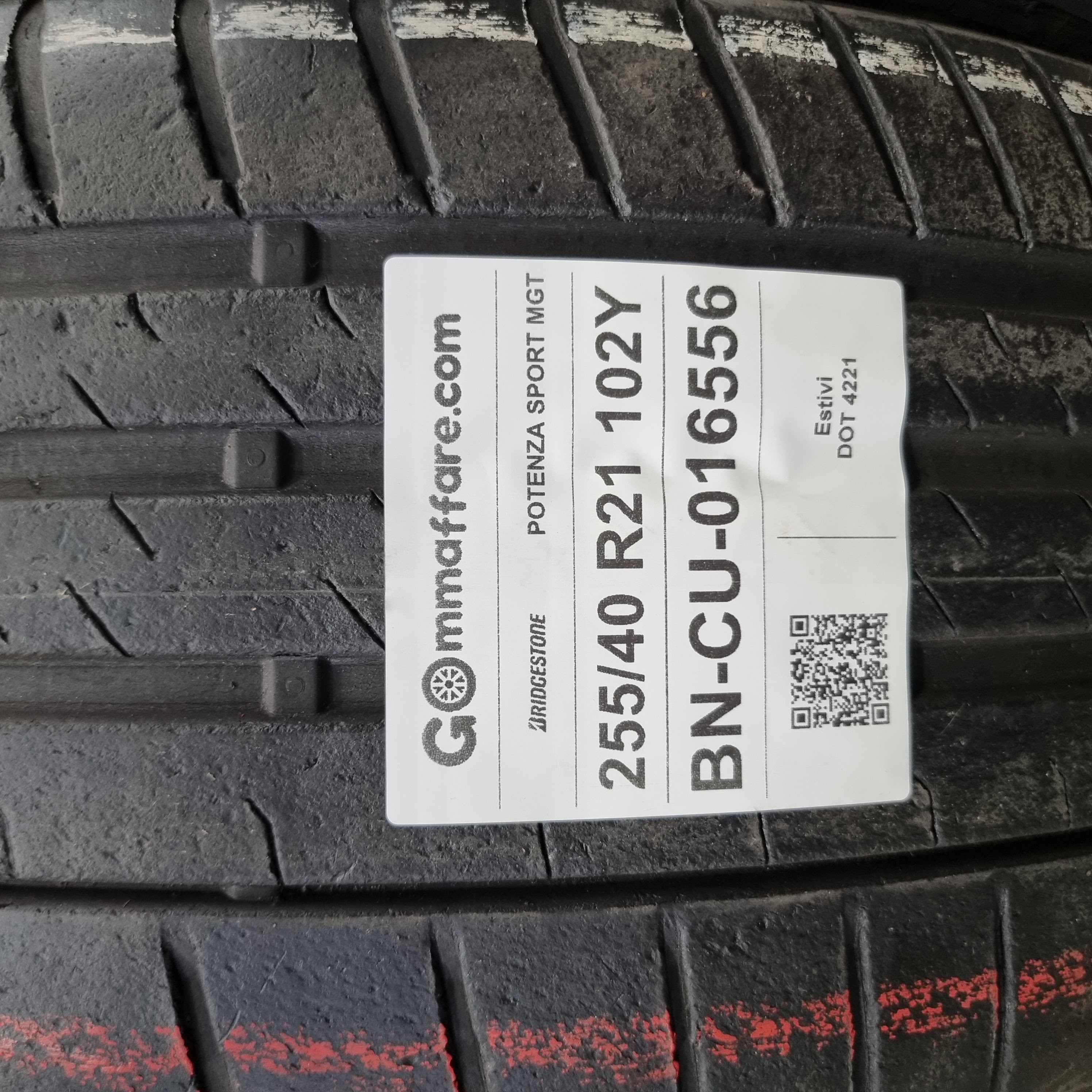 Bridgestone POTENZA SPORT MGT 255/40 R21