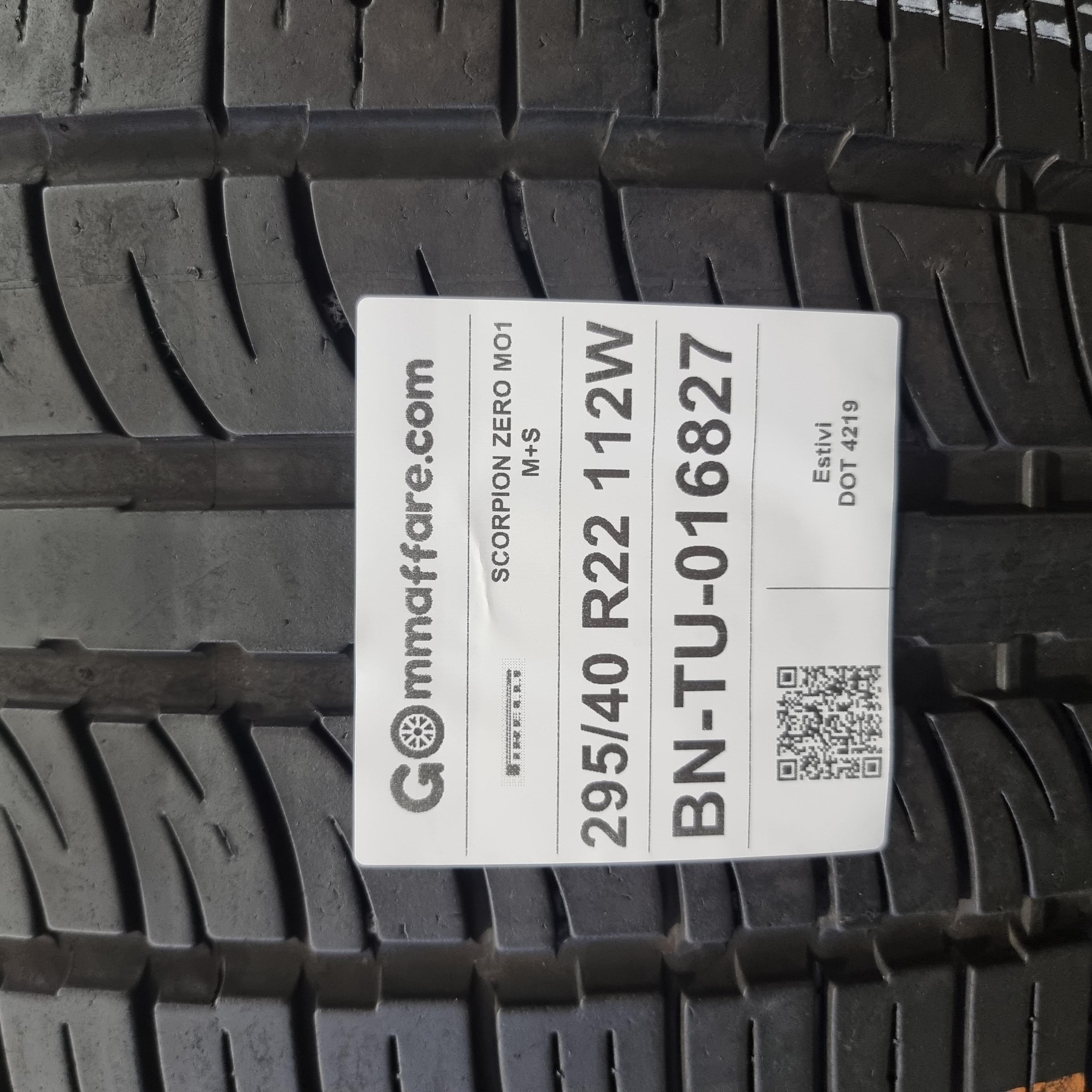Pirelli SCORPION ZERO MO1 M+S 295/40 R22