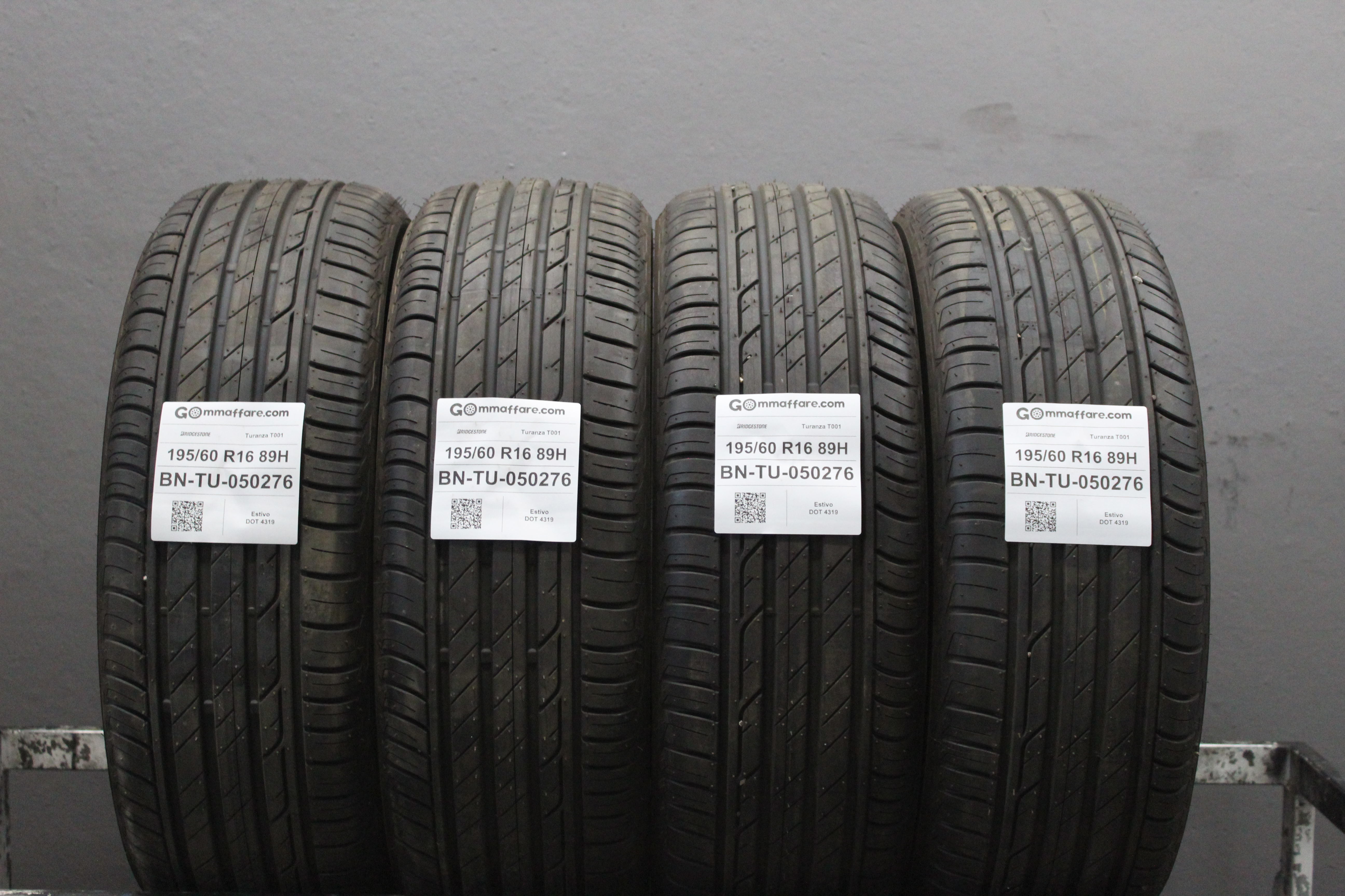 Bridgestone Turanza T001 195/60 R16