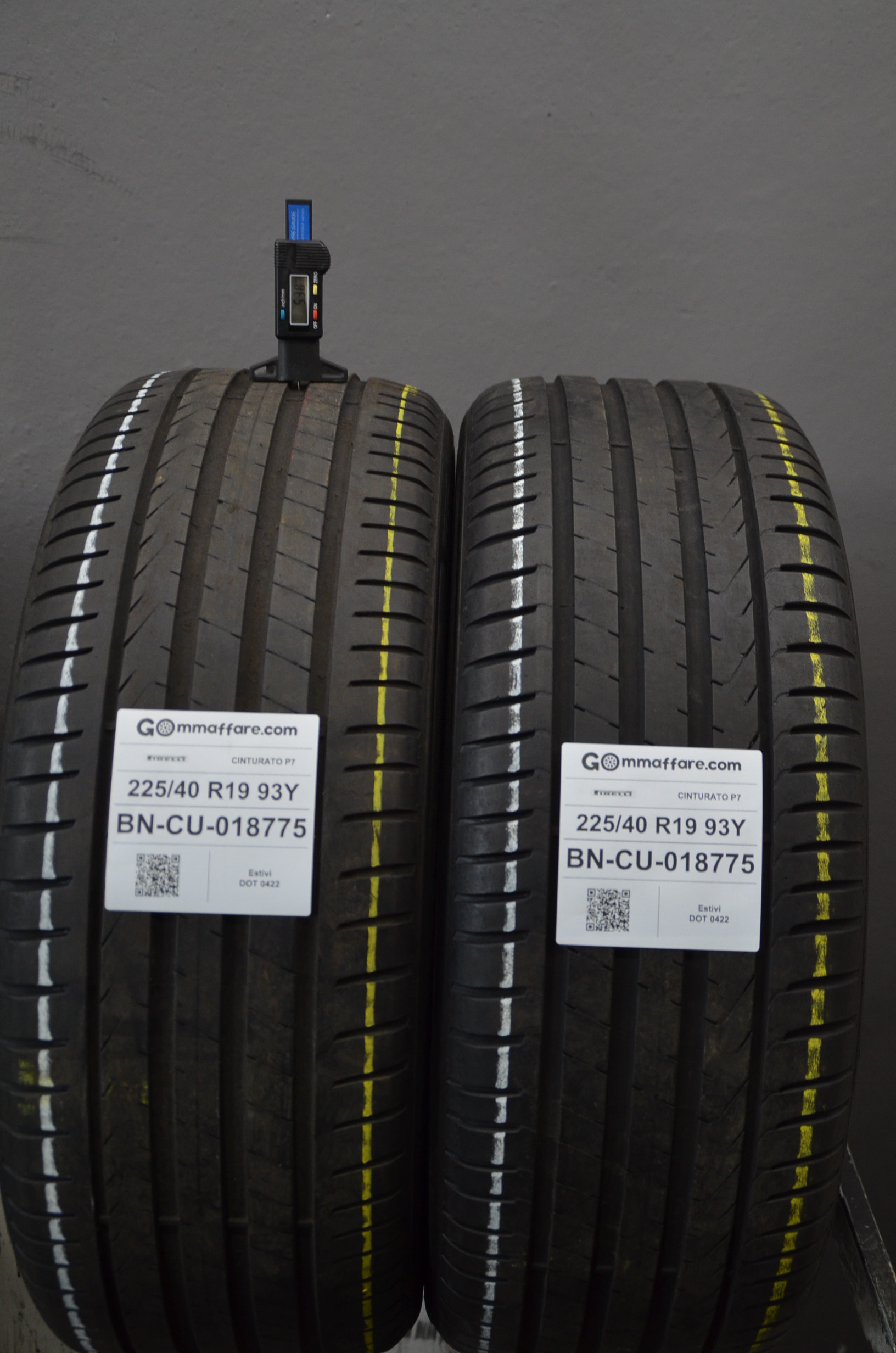 Pirelli CINTURATO P7 225/40 R19